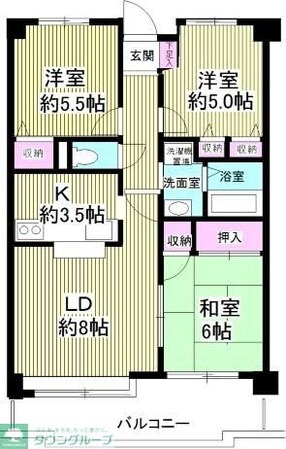 ベルグプレシャデス船橋の物件間取画像